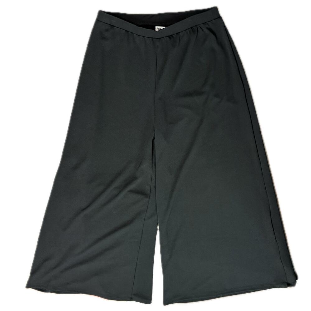 Rebdolls Black In That Way Wide Leg Elastic Waist Stretch Pants Plus size 3X